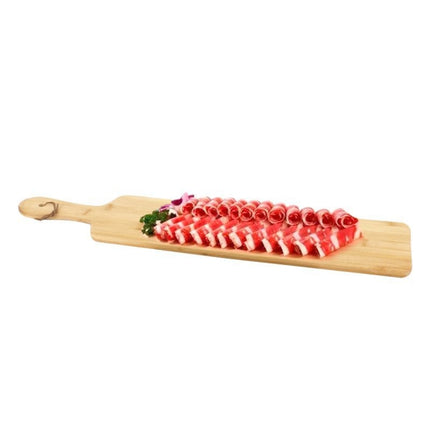 Bamboo Hot Pot Wooden Board Tableware Beef And Lamb Tray Hot Pot Shop Supplies, Specification: Rectangular 4020-garmade.com