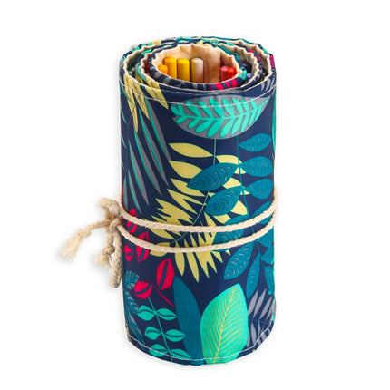 72 Colors Colored Pencils Set Hand-Painted Graffiti Colored Pencils With Roller Shutter Pencil Case-garmade.com