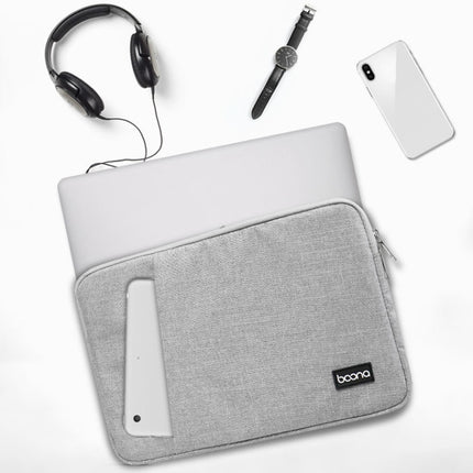 Baona Laptop Liner Bag Protective Cover, Size: 11 inch(Gray)-garmade.com