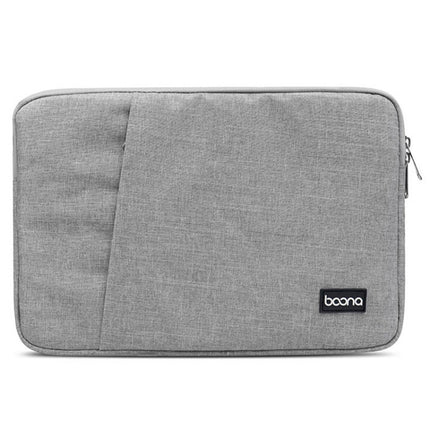 Baona Laptop Liner Bag Protective Cover, Size: 12 inch(Gray)-garmade.com