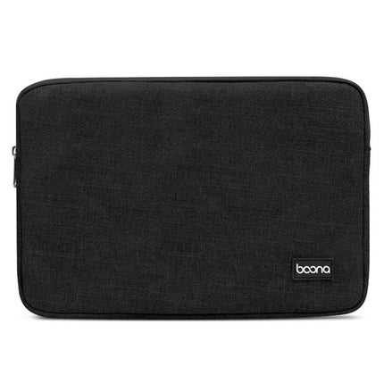 Baona Laptop Liner Bag Protective Cover, Size: 12 inch(Lightweight Black)-garmade.com