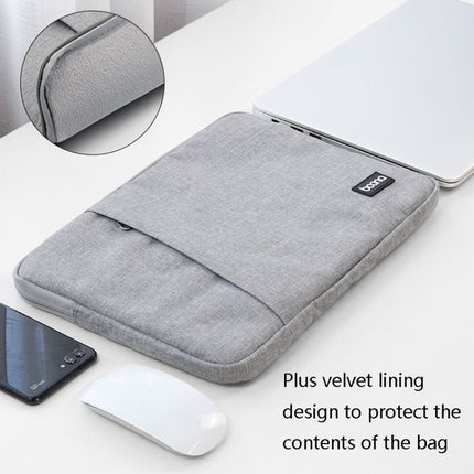 Baona Laptop Liner Bag Protective Cover, Size: 12 inch(Gray)-garmade.com