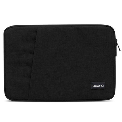 Baona Laptop Liner Bag Protective Cover, Size: 13 inch(Black)-garmade.com