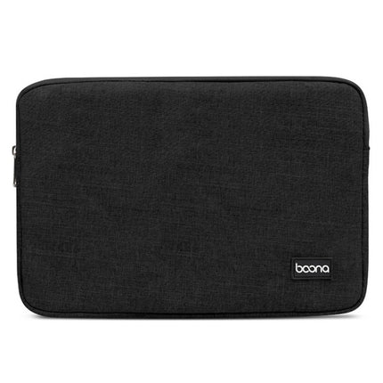 Baona Laptop Liner Bag Protective Cover, Size: 13 inch(Lightweight Black)-garmade.com