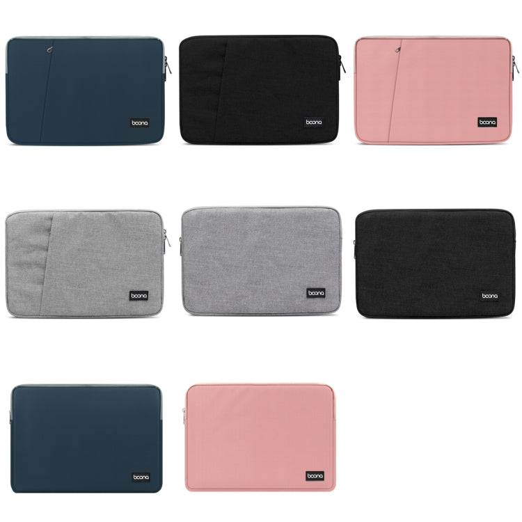 Baona Laptop Liner Bag Protective Cover, Size: 15 inch(Lightweight Black)-garmade.com