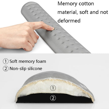 Baona Silicone Memory Cotton Wrist Pad Massage Hole Keyboard Mouse Pad, Style: Mouse Pad (Pink)-garmade.com