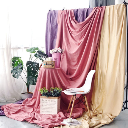 1 x 1.2m Photo Background Cloth Increased Widened Photography Cloth Live Broadcast Solid Color Cloth(Purple)-garmade.com