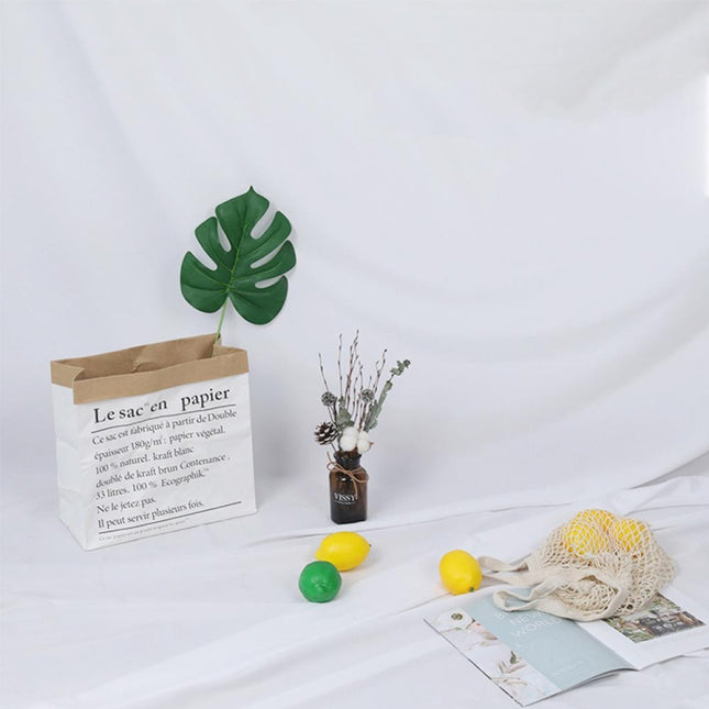 1 x 2.4m Photo Background Cloth Increased Widened Photography Cloth Live Broadcast Solid Color Cloth(White)-garmade.com