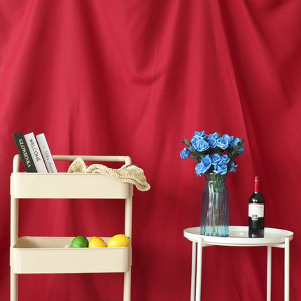 1 x 2.4m Photo Background Cloth Increased Widened Photography Cloth Live Broadcast Solid Color Cloth(Wine Red)-garmade.com