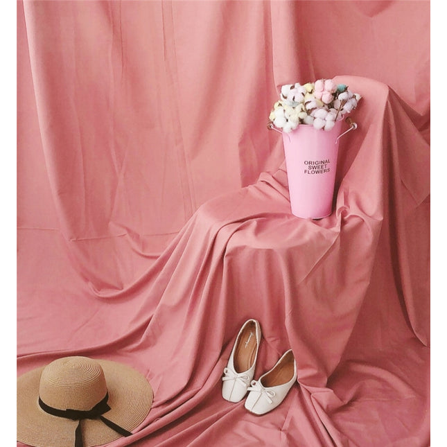 2 x 2.4m Photo Background Cloth Increased Widened Photography Cloth Live Broadcast Solid Color Cloth(Deep Pink)-garmade.com
