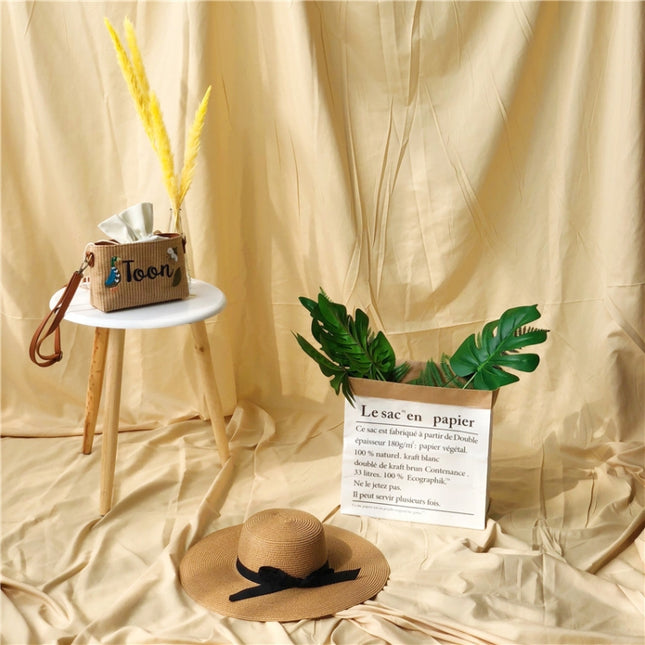 2 x 2.4m Photo Background Cloth Increased Widened Photography Cloth Live Broadcast Solid Color Cloth(Goose Yellow)-garmade.com