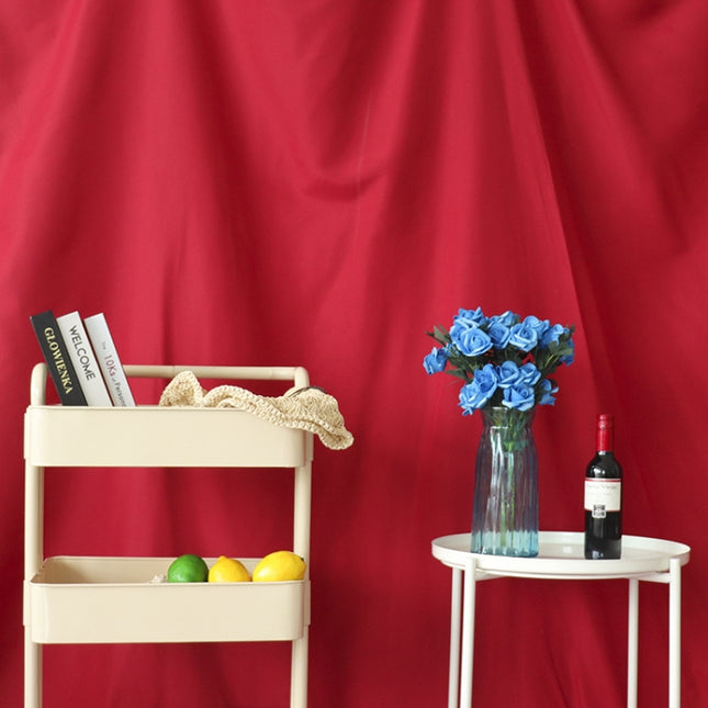 4 x 2.4m Photo Background Cloth Increased Widened Photography Cloth Live Broadcast Solid Color Cloth(Wine Red)-garmade.com