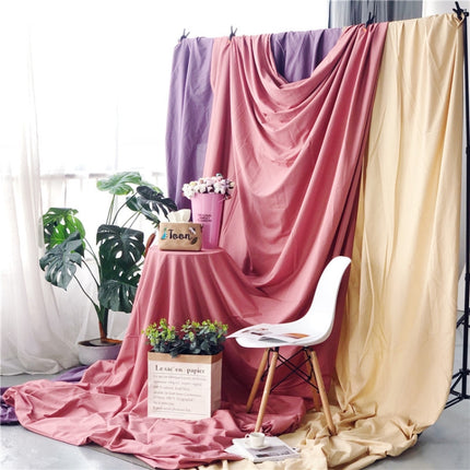 4 x 2.4m Photo Background Cloth Increased Widened Photography Cloth Live Broadcast Solid Color Cloth(Purple)-garmade.com