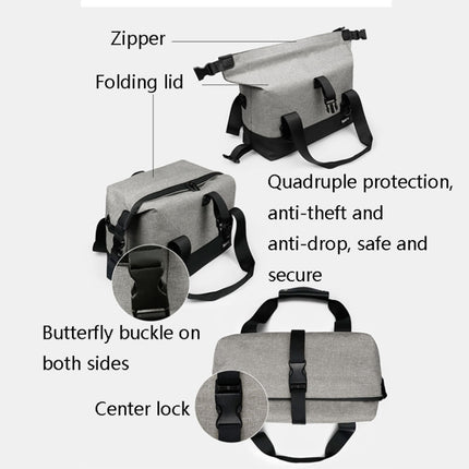 Baona BN-H014 SLR Camera Shoulder Bag Digital Storage Protective Waterproof Bag(Gray)-garmade.com