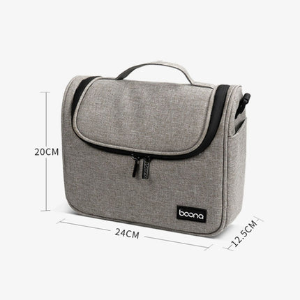 Baona BN-H011 Digital SLR Camera Bag Lens Storage Shoulder Bag(Gray)-garmade.com