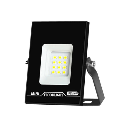 10W LED Projection Lamp Outdoor Waterproof High Power Advertising Floodlight High Bright Garden Lighting(Cold White Light)-garmade.com