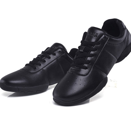 Soft Microfiber Leather Non-slip Wear Resistant Sport Sneakers Bodybuilding Gym Shoes, Size:28(White)-garmade.com