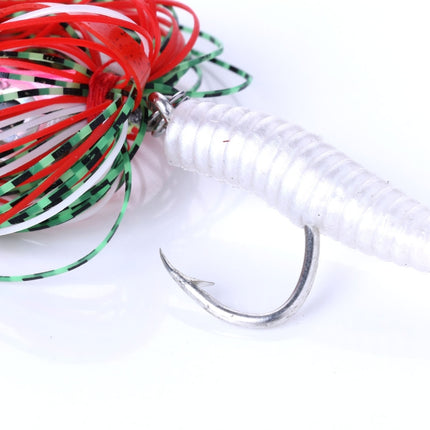 3 PCS Hengjia JI007 Long Shot Lead Head Tassel Beard Bait Sea Fishing Lead Bait, Specification: JIG 20g(4 )-garmade.com