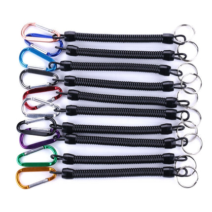 10 PCS HENGJIA QT022 Lost Hand Rope Fishing Road Bait Fishing Gear Real Increasing Rope With Fishing Small Accessories Spring Rope(2)-garmade.com