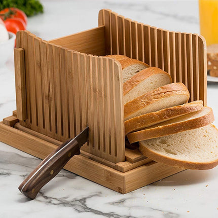 31.7x23.7x19cm Bamboo Household And Commercial Multi-Function Bread Cutting Plate Sliced Cutting Board Bread Slices Bread Plate-garmade.com