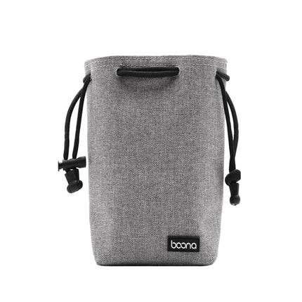 Benna Waterproof SLR Camera Lens Bag Lens Protective Cover Pouch Bag, Color: Square Small(Gray)-garmade.com