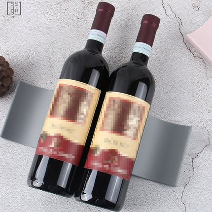 3 PCS Red Wine Storage Shelf Can Drink Storage Rack Multi-Purpose Stackable Shelf(Dark Blue)-garmade.com