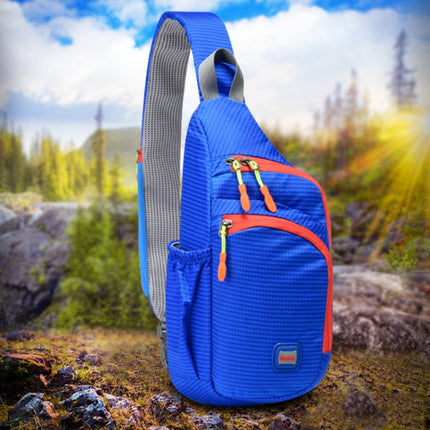 Tanluhu T-834 Outdoor Sports Large-Capacity Chest Bag(Water Green)-garmade.com