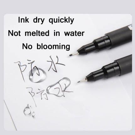 NORA 2 Packs Fine Art Drawing Hook Line Pen Engineering Drawing Comic Stroke Pen-garmade.com