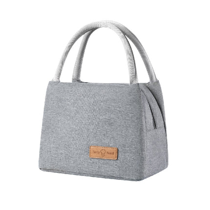 Lunch Lunar Bag Aluminum Film Thickening Large Capacity Portable Lunch Box, Size: Large(Grey)-garmade.com