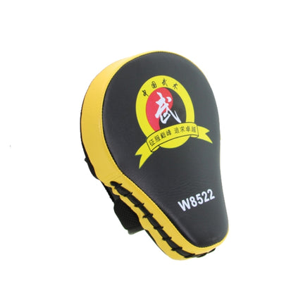 W8522 Sanda Boxing Hand Target Adult Thickened Curved Hand Target(Yellow)-garmade.com