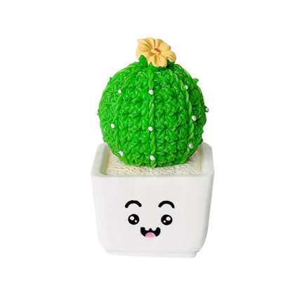 Small Fresh Cactus Ornaments Resin Plants Small Potted Car Ornaments(Fairy Ball)-garmade.com