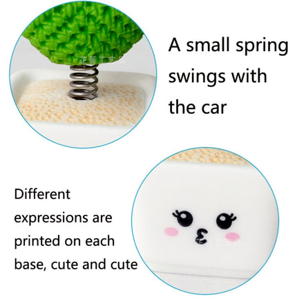 Small Fresh Cactus Ornaments Resin Plants Small Potted Car Ornaments(Fairy Column (High 3.8cm))-garmade.com