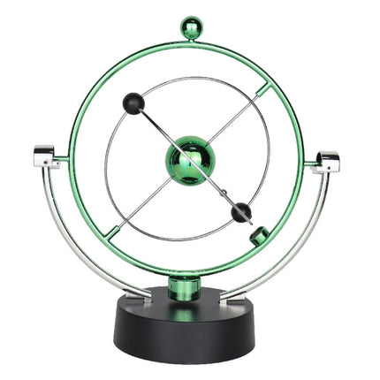 H004 Earth Permanent Meter Universe Galaxy Mechanism Rock Magnetic Electric Rotating Ornament(Green)-garmade.com