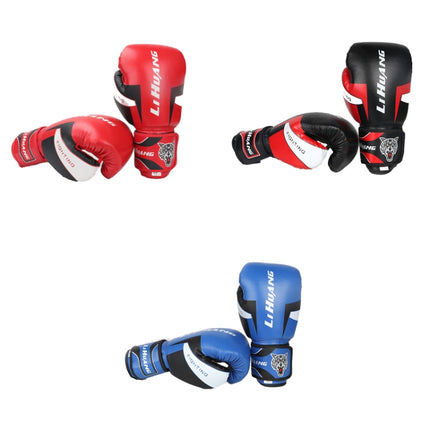 LIHUANG S1 Fitness Boxing Gloves Adult Sanda Training Gloves, Size: 6oz(Red)-garmade.com