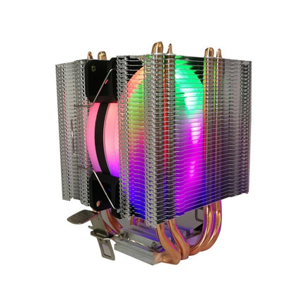 COOL STORM CT-4U-9cm Heat Pipe Dual-Tower CPU Radiator Copper Pipe 9 Cm Fan For Intel/AMD Platform Specification： Aurora Single Fan 3 Line-garmade.com