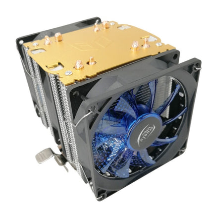 COOL STORM CT-4U-9cm Heat Pipe Dual-Tower CPU Radiator Copper Pipe 9 Cm Fan For Intel/AMD Platform Specification： Aurora Single Fan 4 Line-garmade.com