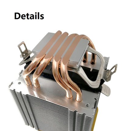 COOL STORM CT-4U-9cm Heat Pipe Dual-Tower CPU Radiator Copper Pipe 9 Cm Fan For Intel/AMD Platform Specification： Aurora Single Fan 4 Line-garmade.com