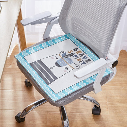 2 PCS Summer Breathable Cushion Office Seat Pad, Size: 45 x 45cm(Bear)-garmade.com