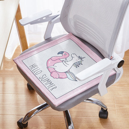 2 PCS Summer Breathable Cushion Office Seat Pad, Size: 45 x 45cm(Horns)-garmade.com