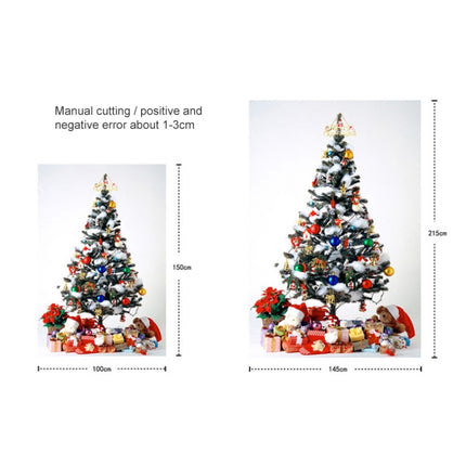 Rectangular Christmas Tree Peach Skin Tapestry Mural Christmas Decoration Tapestry, Size: 100x150cm(12)-garmade.com