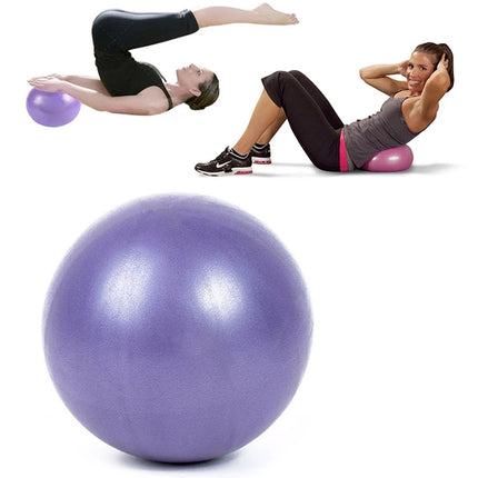 JH3152 PVC Yoga Ball Balance Fitness Gymnastic Ball, Diameter: 25cm(Purple)-garmade.com