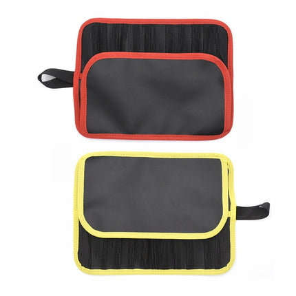 Road Sub-Bait Tool Bag Fishing Accessories Portable Storage Bag Waterproof Foldable Lead Fish Bag(Red Black)-garmade.com