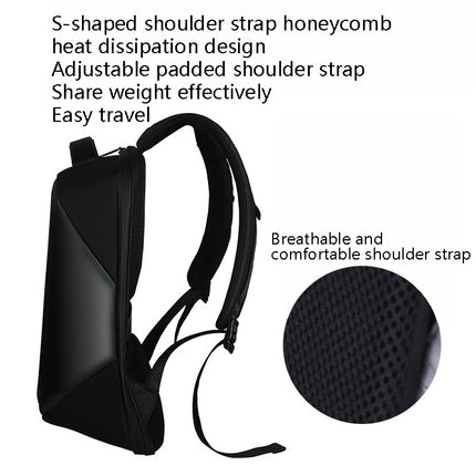 LED Display Backpack Outdoor Mobile Advertising Waterproof Back Shoulder Bag, Size: 17 inch(Pink)-garmade.com