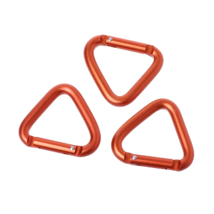 10PCS Triangle Carabiner Outdoor Camping Hiking Keychain Snap Clip Hook Kettle Buckle Carabiner Accessories-garmade.com