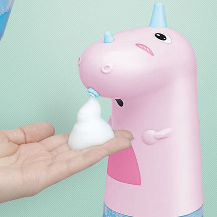Childlike Home Intelligent Sensor Contact-Free Soap Dispenser Automatic Hand Washing Machine, Specification: Foam Battery (Pink)-garmade.com