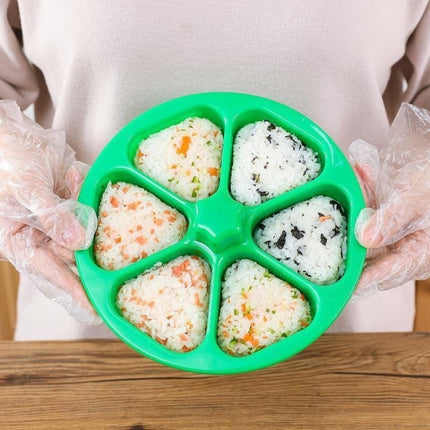 6 In 1 Sushi Triangle Rice Ball Bento Box Mould-garmade.com