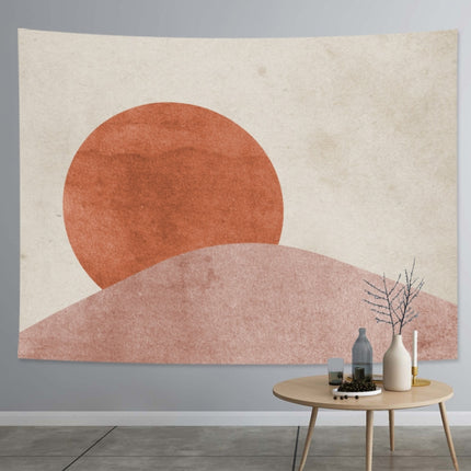 Thick Farbic Tapestry Exaggerated Abstract Style Home Decoration Hanging Background Covering Cloth, Size: 150x100cm(Sun Moon 01)-garmade.com