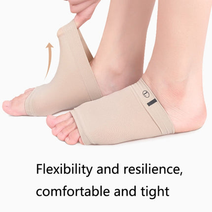 2 Pairs Elastic Bandage Bow Socks Flat Foot Sports Non-Slip SEBS Arch Orthotic Pad Breathable Hole Foot Heart Pad, Size: Free Size(Breathable Black)-garmade.com