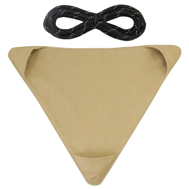 Outdoor Triangle Stool Camp Waterproof Canvas Portable DIY Chair Scorpion Fishing Stool(Khaki)-garmade.com