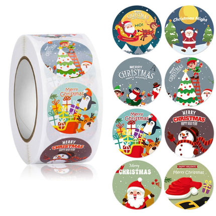 Christmas Gift Sticker Decoration Label Sealing Sticker(HA052)-garmade.com